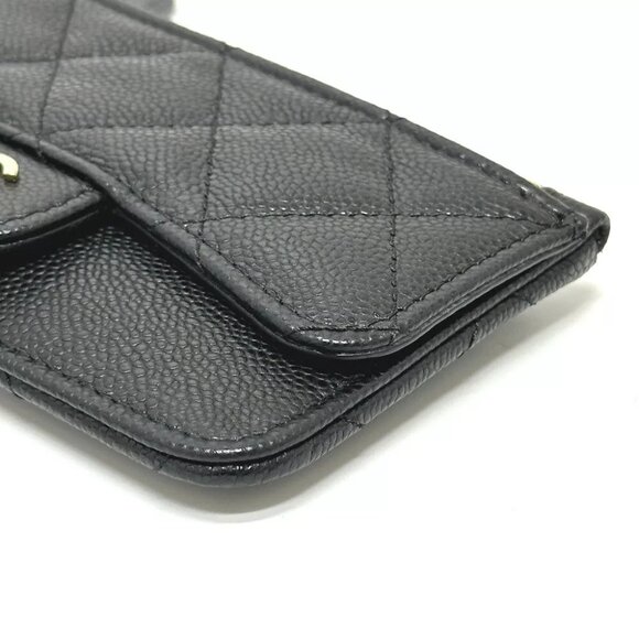 CHANEL AP2570 CC Mark Matelasse Classic Zip Card Case coin purse Unused - Picture 7 of 12